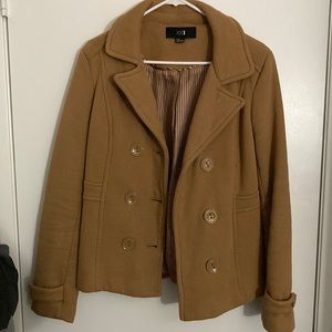 Fairly used brown coat